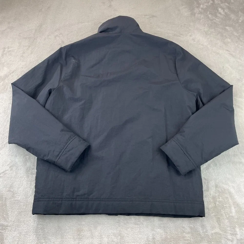 Abercrombie & Fitch Jacket Coat Men Medium Black Wind Water Resistant Nylon $199
